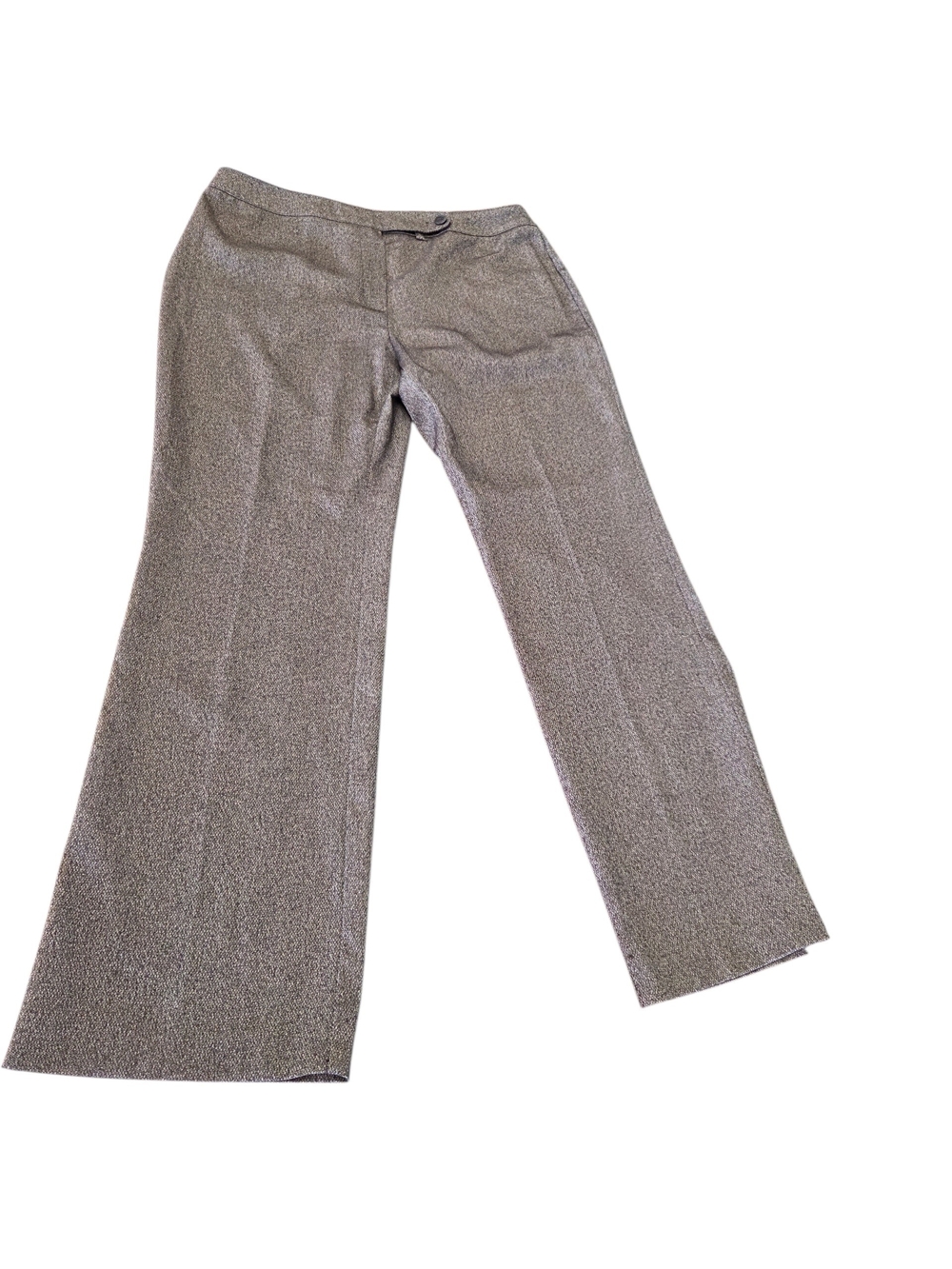 Taupe & Black Tweed Pants